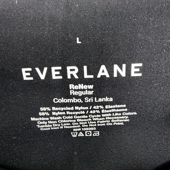 Everlane Large L Black ReNew Perform High Waist Leggings Workout Yoga NWT - Picture 9 of 10
